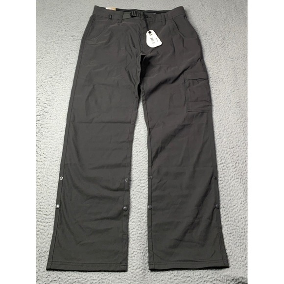 New Prana Pants Mens 30x30 Stretch Zion II Relaxed Fit Straight Leg Drak Iron - Picture 3 of 14